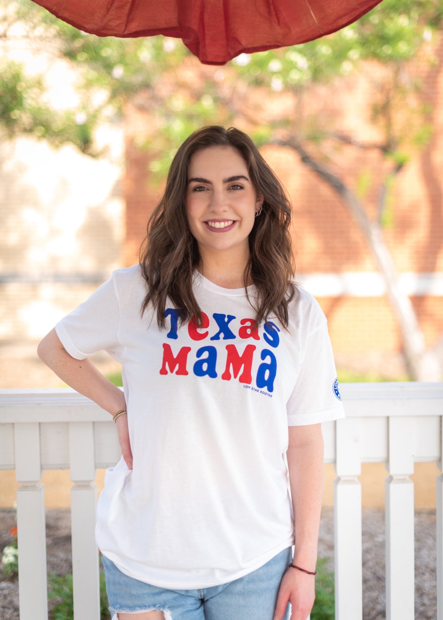 Texas Patriotic Mama T-Shirt