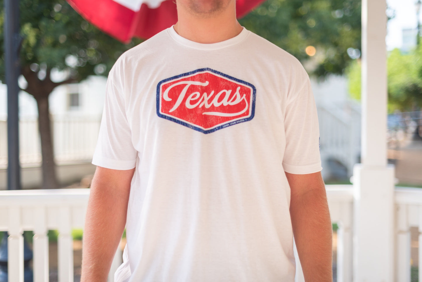 Texas Patriotic Hex Patch T-Shirt