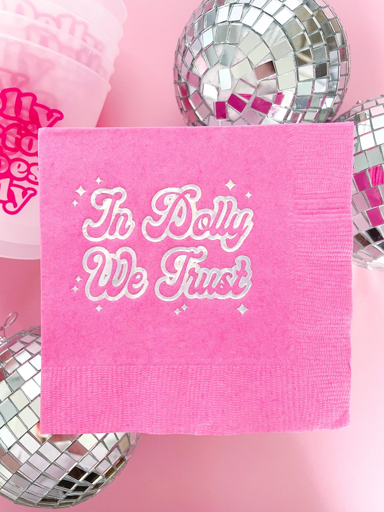 In Dolly We Trust Napkins