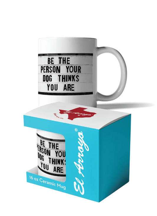 Be the Person Coffee Mug - 16oz Ceramic Mug with Fun Inspirational Design.