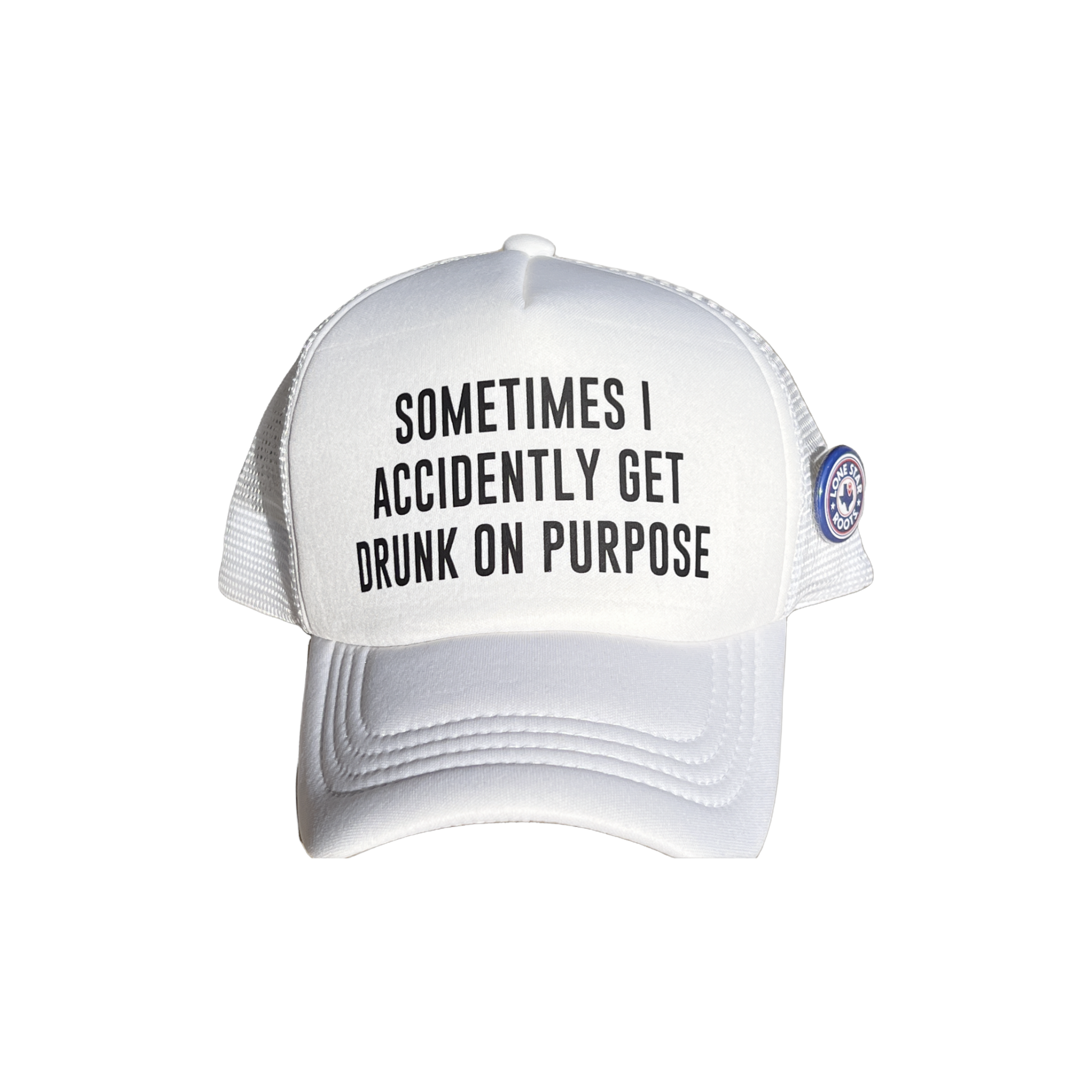 Sometimes I Accidentally Get Drunk on Purpose Trucker Hat – Funny and Stylish Accessory