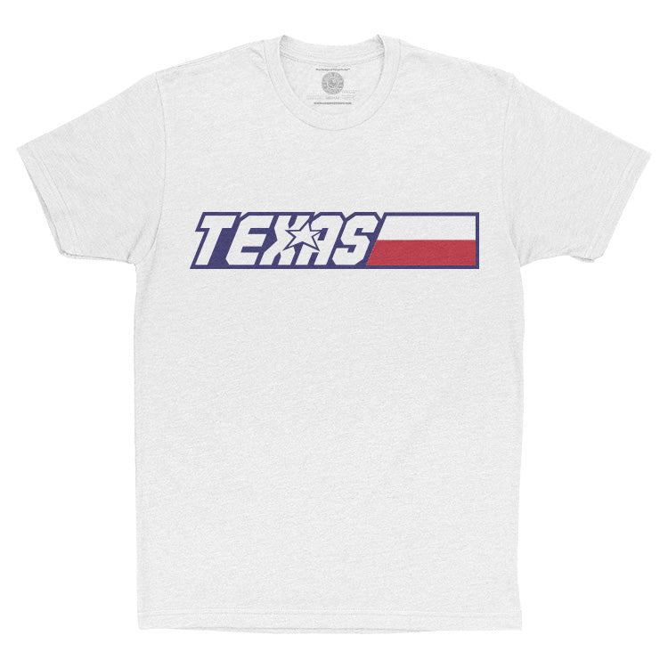 Texas Joe T-Shirt featuring a GI Joe-inspired Texan logo on a soft, durable Next Level 6210 tee.