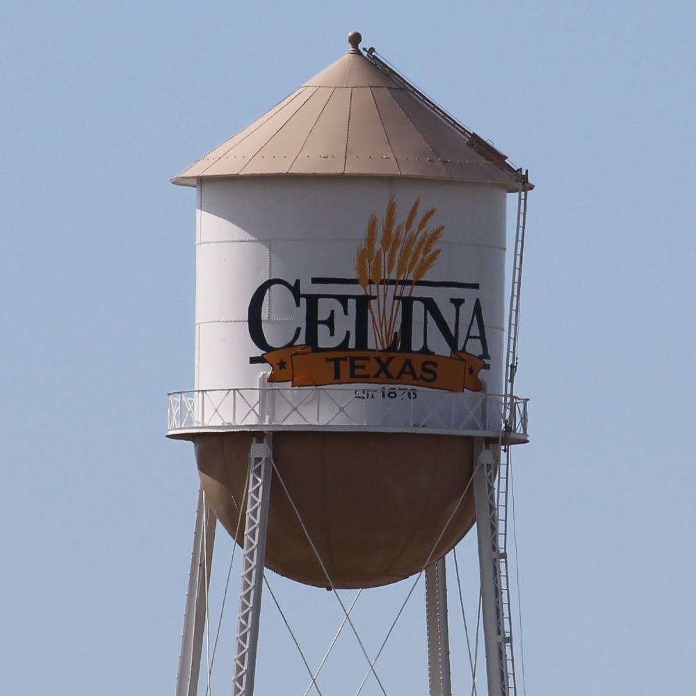 Lone Star Roots Vintage Celina Water Tower Coaster Coaster